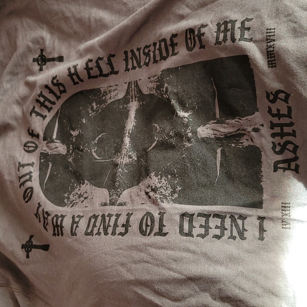 Grey Villain of the Story Ashes Hoodie - Picture 3 of 3